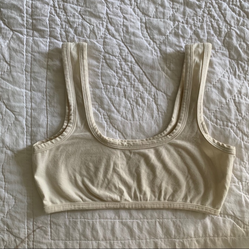 ARQ Wide Strap Bra Natural